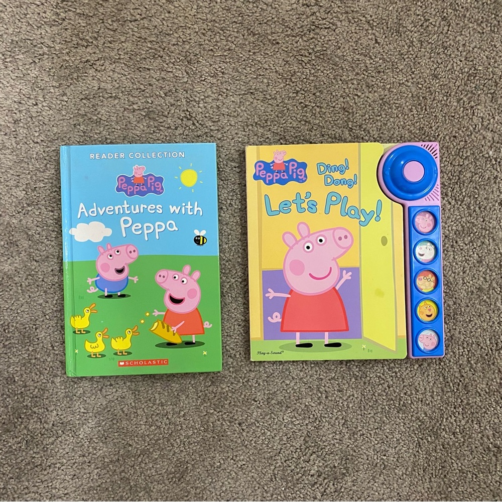 Peppa Pig Ding Dong Let’s Play/Adventures with Peppa 4 in1 book